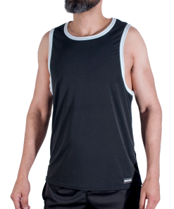 MACHO - CMV004 BLACK GYM T-SHIRT S/M