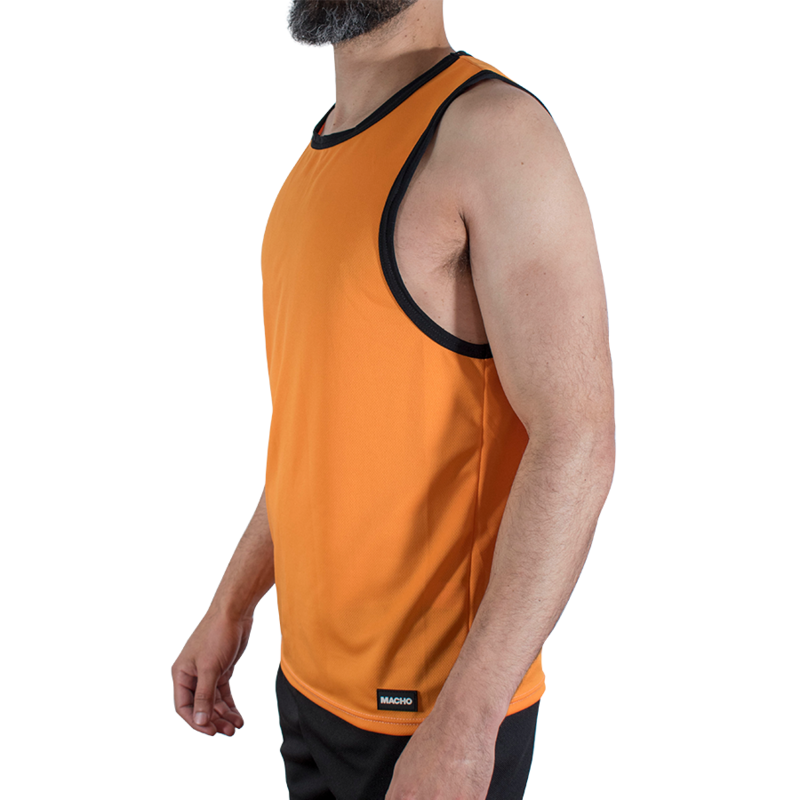MACHO - CMV005 ORANGE GYM T-SHIRT L/XL - slika 2