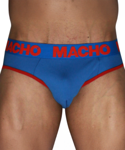 Alternative view of MACHO - MCH005 CLASSIC SLIP BLUE + RED L