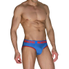 MACHO - MCH005 CLASSIC SLIP BLUE + RED XL