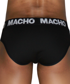 MACHO  - MCH007  CLASSIC SLIP BLACK + BLACK L - slika 3