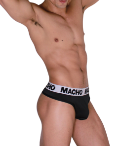 Alternative view of MACHO - MTG002  BLACK/BLACK THONG M