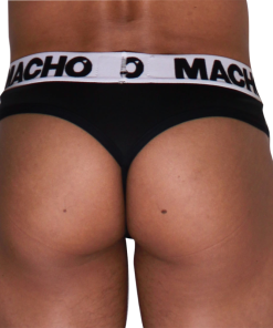 MACHO - MTG002 BLACK/BLACK THONG M - slika 3