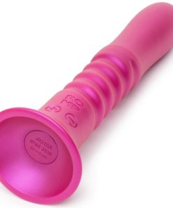 Alternative view of ROMP - JIGGLE UP AND DOWN VIBRATOR WITH PINK SUCTION CUP