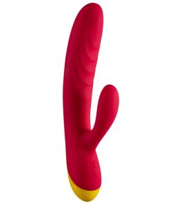 ROMP - JAZZ RECHARGEABLE RABBIT VIBRATOR RED