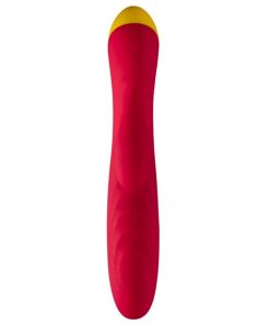 Alternative view of ROMP - JAZZ RECHARGEABLE RABBIT VIBRATOR RED
