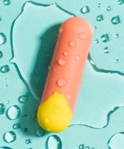 Alternative view of ROMP - RIOT MULTIFUNCTION VIBRATING BULLET ORANGE + YELLOW