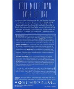Alternative view of SKINS - LATEX-FREE CONDOMS PACK OF 8