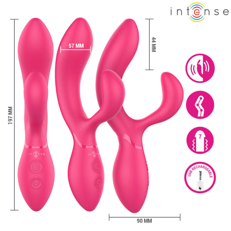 INTENSE - CHARLY ARTICULATED VIBRATING STIMULATOR - slika 3