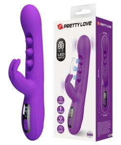 Alternative view of PRETTY LOVE - SABIEN RABBIT VIBRATOR WITH TAPPING STIMULATION AND PURPLE LED