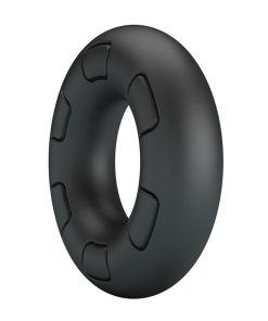 CRAZY BULL - BERTRAM SUPER SOFT SILICONE COCK RING BLACK - slika 3
