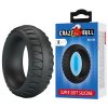 CRAZY BULL - MERRITT TEXTURED SILICONE COCK RING BLACK