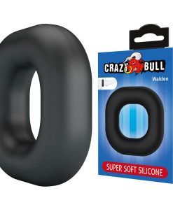 CRAZY BULL - WALDEN SUPER SOFT SILICONE COCK RING BLACK