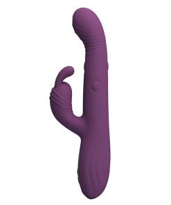 Alternative view of PRETTY LOVE - DEE MULTIFUNCTION RABBIT VIBRATOR OSCILLATING AND PERCUSSION PURPLE