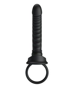 Alternative view of PRETTY LOVE - MERRITT ANAL VIBRATOR WITH RING AND VIBRATION BLACK