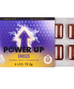 Alternative view of WUG Power Up - Energy Chewing Gum for Concentration and Endurance BLISTER 8 UNITS