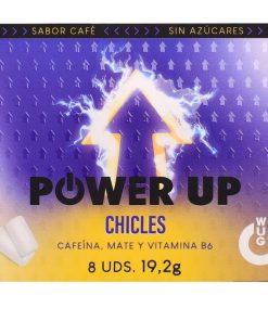 WUG Power Up - Energy Chewing Gum for Concentration and Endurance BLISTER 8 UNITS