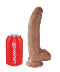 KING COCK - REALISTIC DILDO WITH BALLS 22.8 CM