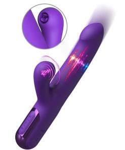 Alternative view of FANTASY FOR HER - SUPER SONIX THRUSTER RABBIT VIBRATOR PURPLE