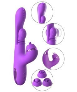 FANTASY FOR HER - INTIMOTION PULSE PRO VIBE RABBIT VIBRATOR PURPLE