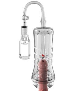 PDX ELITE - VIEWTUBE VAC XXL TRANSPARENT STROKER WITH SUCTION PUMP 27.3 CM - slika 3