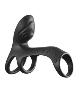 FANTASY C-RINGZ - ULTIMATE COUPLES CAGE PRO VIBRATING COCK RING 19.5 CM