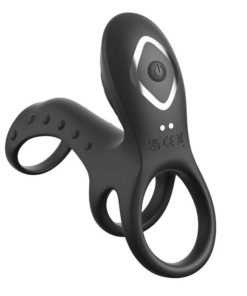 FANTASY C-RINGZ - ULTIMATE COUPLES CAGE PRO VIBRATING COCK RING 19.5 CM - slika 3
