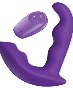 SHE.E.O - ROTATING VIBRATING ANAL STIMULATOR WITH REMOTE CONTROL - PURPLE