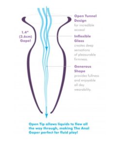 Alternative view of ANAL FANTASY ELITE - MEGA ANAL GAPER CLEAR ANAL PLUG