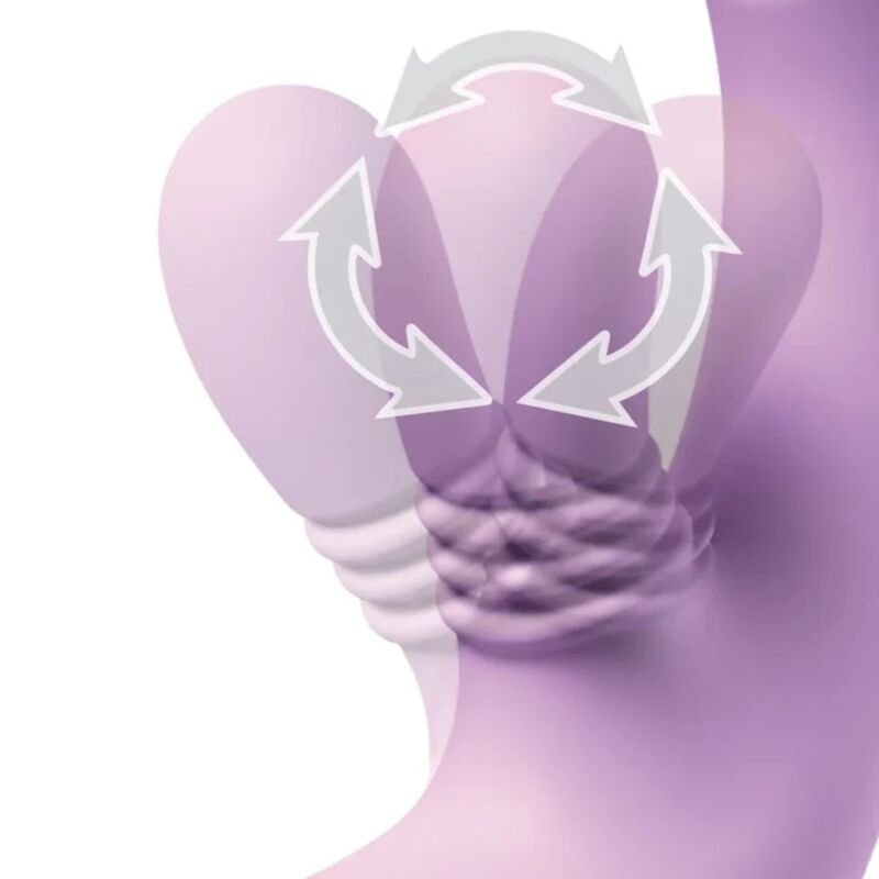 FANTASY FOR HER - INTIMOTION FLUTTER PRO PURPLE G-SPOT & CLITORAL RABBIT VIBRATOR - slika 3