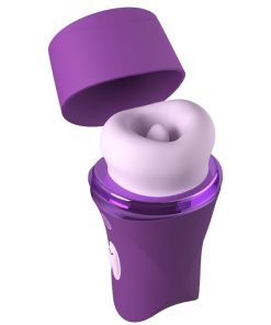 Alternative view of FANTASY FOR HER - LUSH KISS PLUSH PURPLE SUCTION & LICKING CLITORAL STIMULATOR