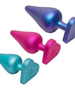 Alternative view of ROMP - LUSTER ANAL TRAINING KIT S/M/L WITH HEART-SHAPED BASE
