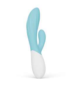 LELO - INA TWIST DOUBLE VIBRATOR RABBIT FOR G-SPOT AND CLITORIS BLUE