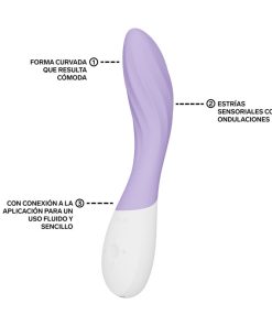 LELO - MONA TWIST RECHARGEABLE APP-CONTROLLED G-SPOT VIBRATOR LAVENDER - slika 3