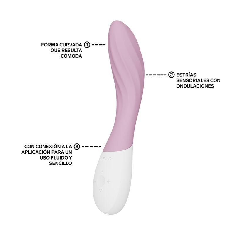 LELO - MONA TWIST RECHARGEABLE APP-CONTROLLED G-SPOT VIBRATOR LAVENDER - slika 3