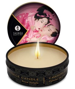 SHUNGA - MINI CARESS BY CANDLELIGHT DISPLAY MASSAGE CANDLES 24 UNITS