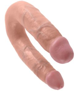 KING COCK - U-SHAPED MEDIUM DOUBLE TROUBLE FLESH 13.9 CM