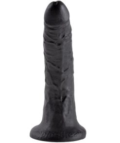 KING COCK - DILDO BLACK 17.8 CM
