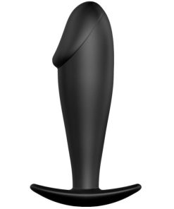 PRETTY LOVE - ANAL PLUG SILICONE PENIS FORM BLACK