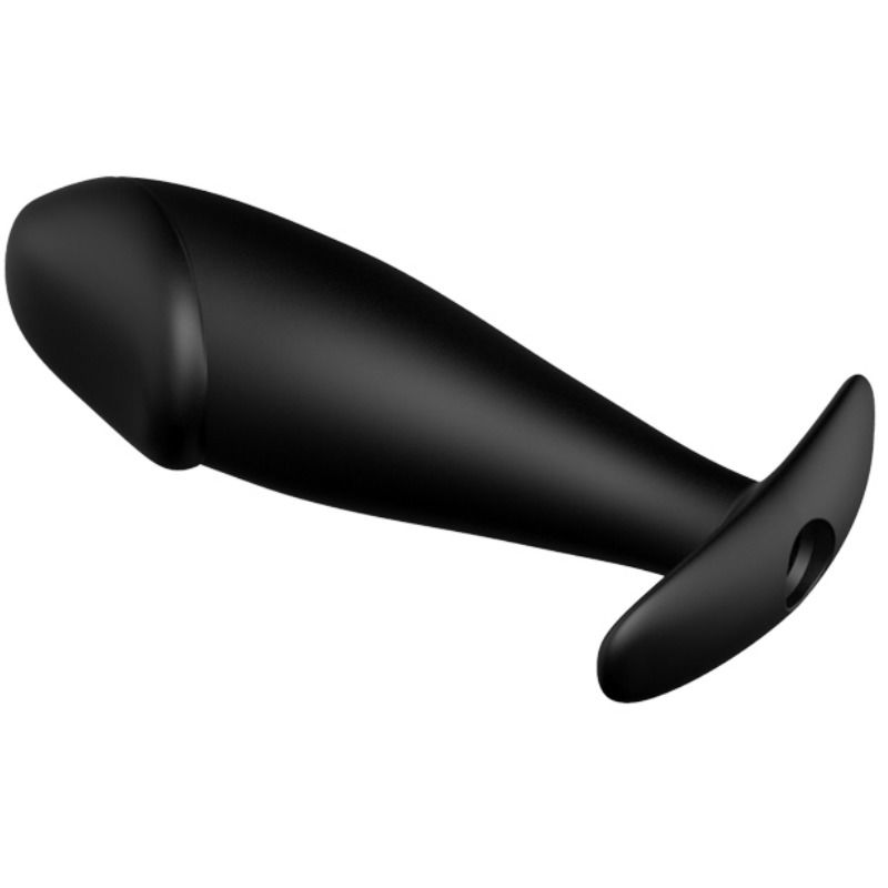 PRETTY LOVE - SILICONE ANAL PLUG PENIS FORM AND 12 VIBRATION MODES BLACK - slika 3