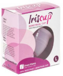 Alternative view of IRISCUP - LARGE PINK MONTH CUP + FREE STERILIZER BAG