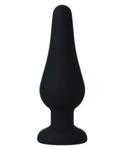 Alternative view of INTENSE - ANAL PLUG PIPO M BLACK SILICONE 11 CM