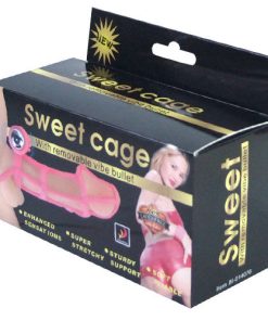 Alternative view of BAILE - SWEET 10 RHYTHMS SILICONE COVER AND RING FOR THE PINK PENIS