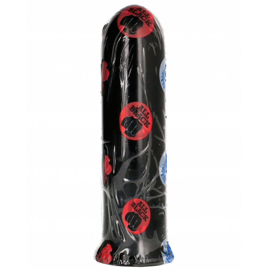 ALL BLACK - DILDO BLACK 19 CM - slika 2
