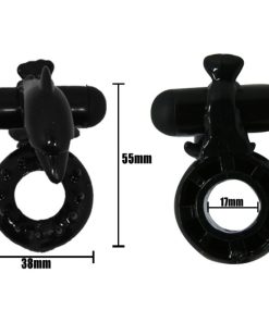 BAILE - SWEET RING RING WITH CLITORIS STIMULATOR DOLPHIN - slika 3