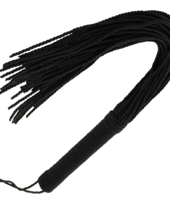 DARKNESS - BLACK BONDAGE WHIP 50CM