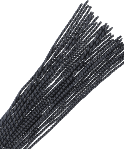DARKNESS - BLACK BONDAGE WHIP 50CM - slika 3