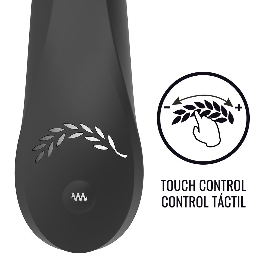 BLACK&SILVER - KEAN VIBRATOR TOUCH CONTROL - slika 2