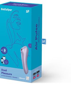 Alternative view of SATISFYER - DUAL PLEASURE AIR PULSE VIBRATOR MAUVE