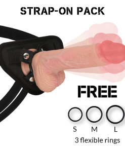 ROCKARMY - HARNESS + HAWK ROTATOR AND VIBRATOR 22 CM -O- 4.6 CM